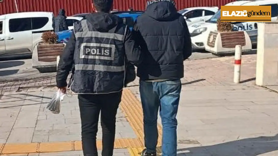 Elazığ'da kesinleşmiş hapis cezası bulunan 5 zanlı tutuklandı