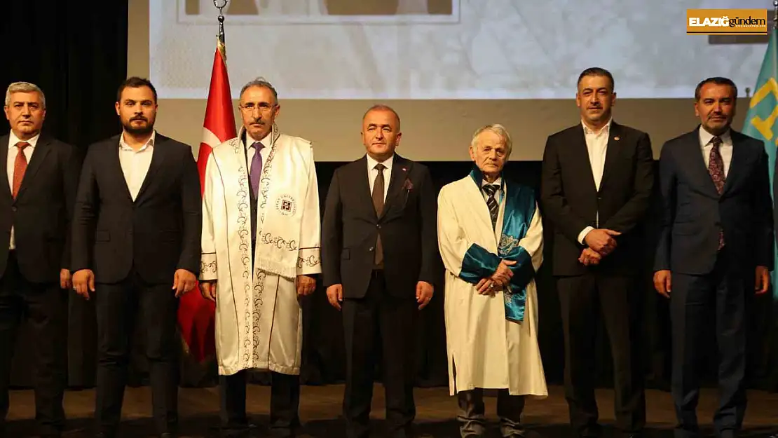 Elazığ'da Kırım Tatar Türk Halkı Milli Lideri Mustafa Abdülcemil Kırımoğlu'na fahri doktora verildi