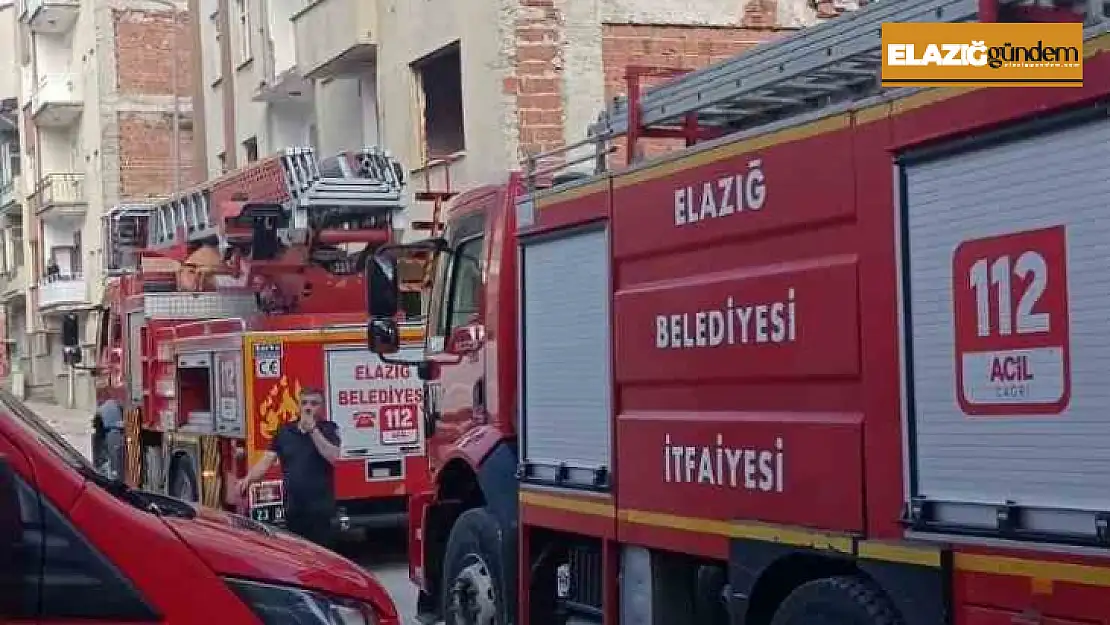 Elazığ'da korkutan yangın