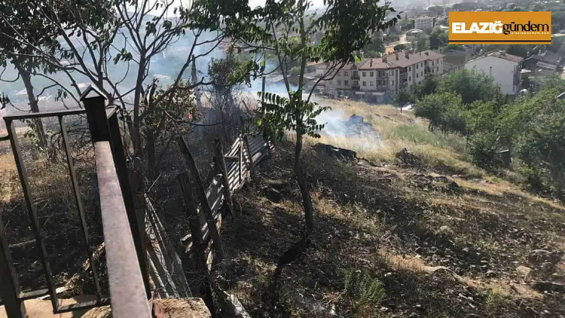 Elazığ'da korkutan yangın