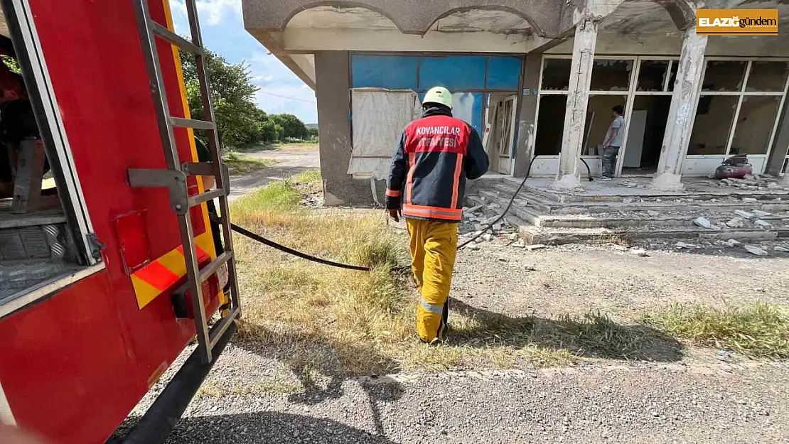 Elazığ'da korkutan yangın