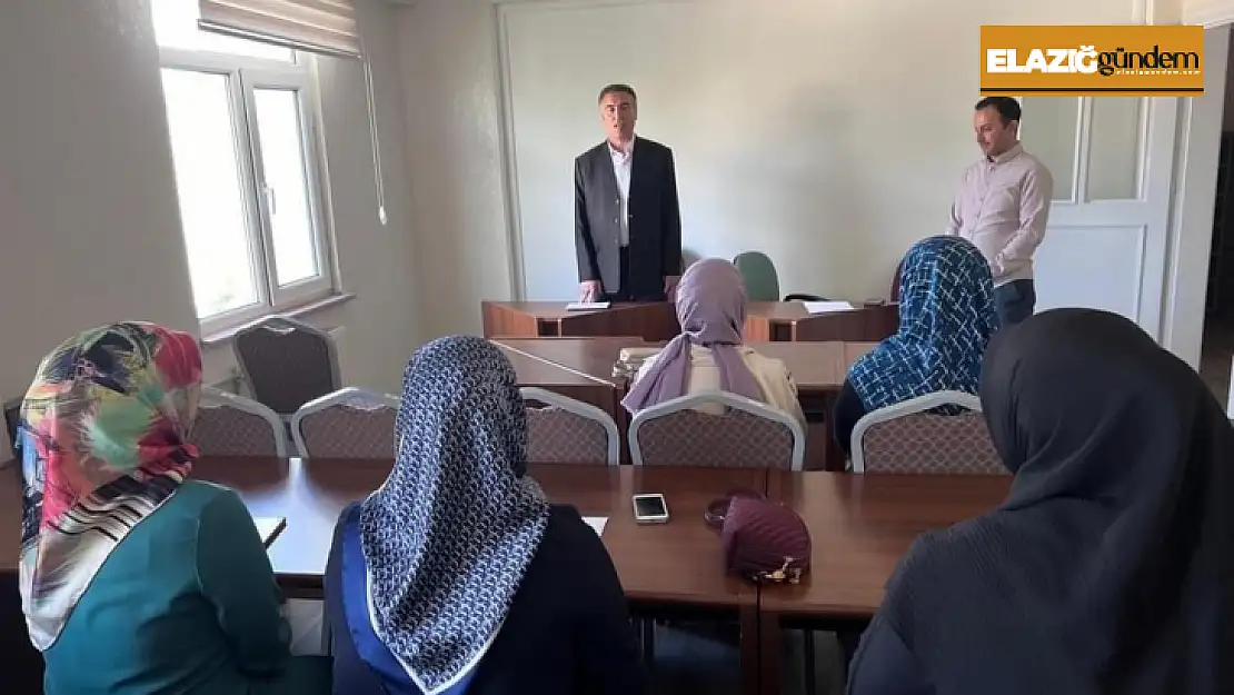 Elazığ'da Kur'an kursu hocalarına çevre bilinci ve israf önleme semineri