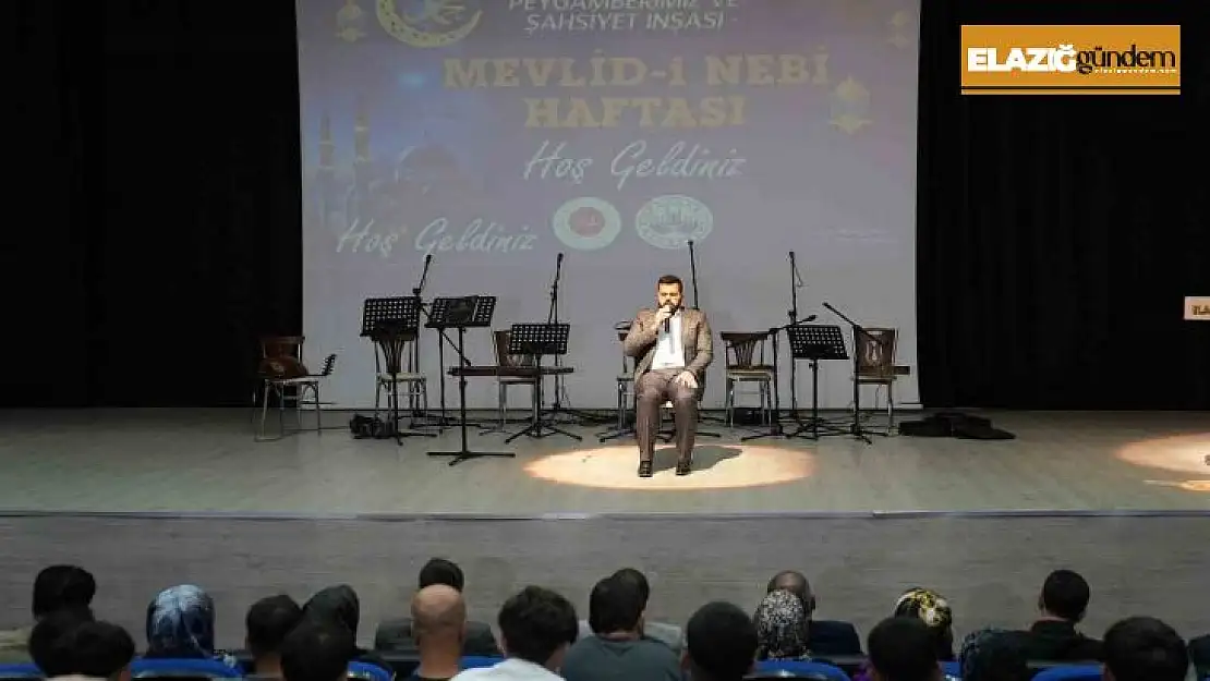 Elazığ'da Mevlid-i Nebi Haftası programı düzenlendi