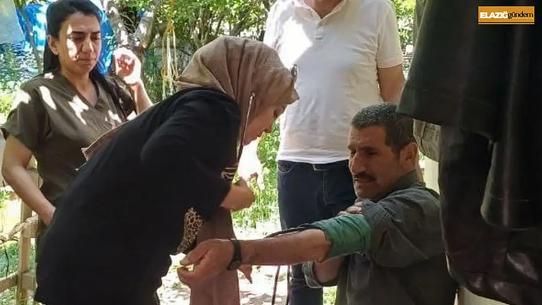 Elazığ'da mobil sağlık taraması hizmeti