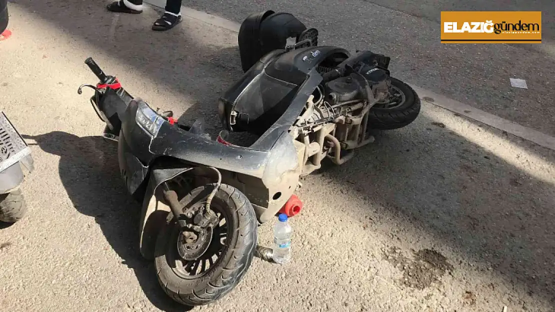 Elazığ'da motosiklet otomobille çarpıştı: 1 yaralı