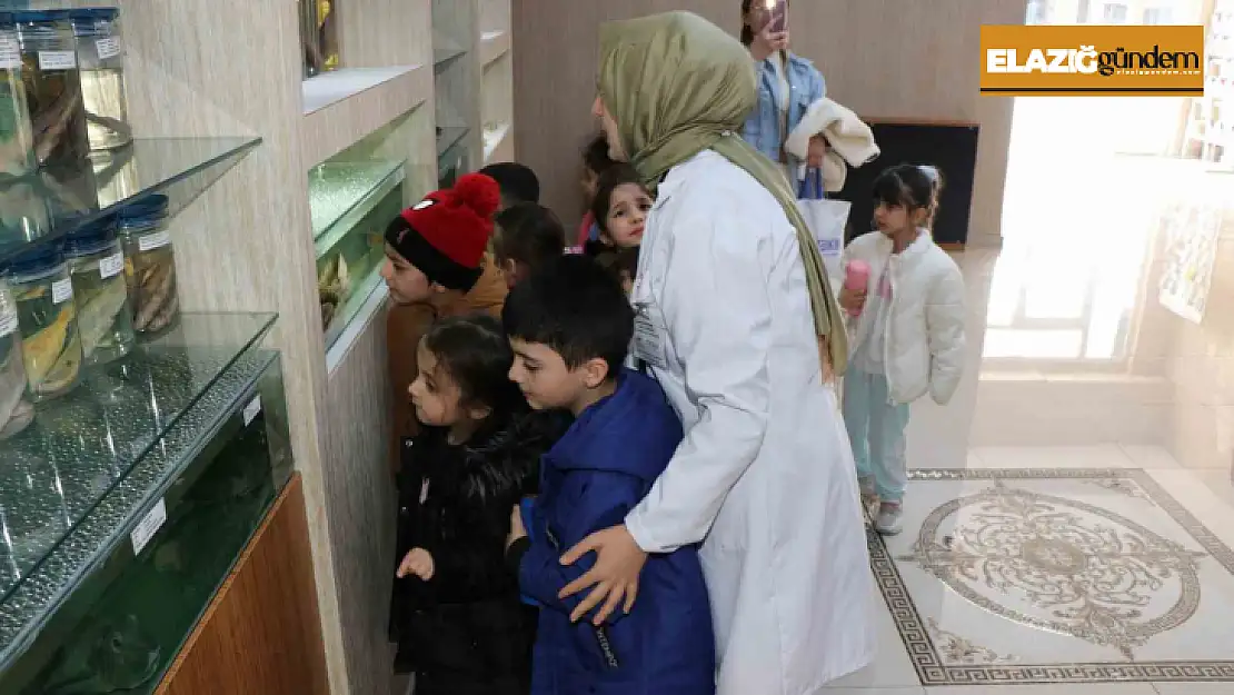 Elazığ'da öğrenciler Balık Müzesini gezdi