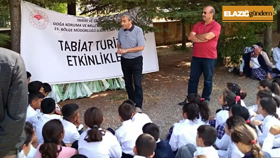 Elazığ'da öğrencilere yönelik tabiat eğitimi