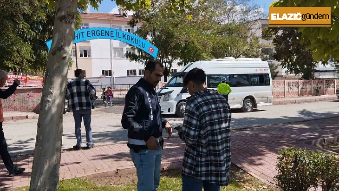 Elazığ'da okul önleri aralıksız denetleniyor