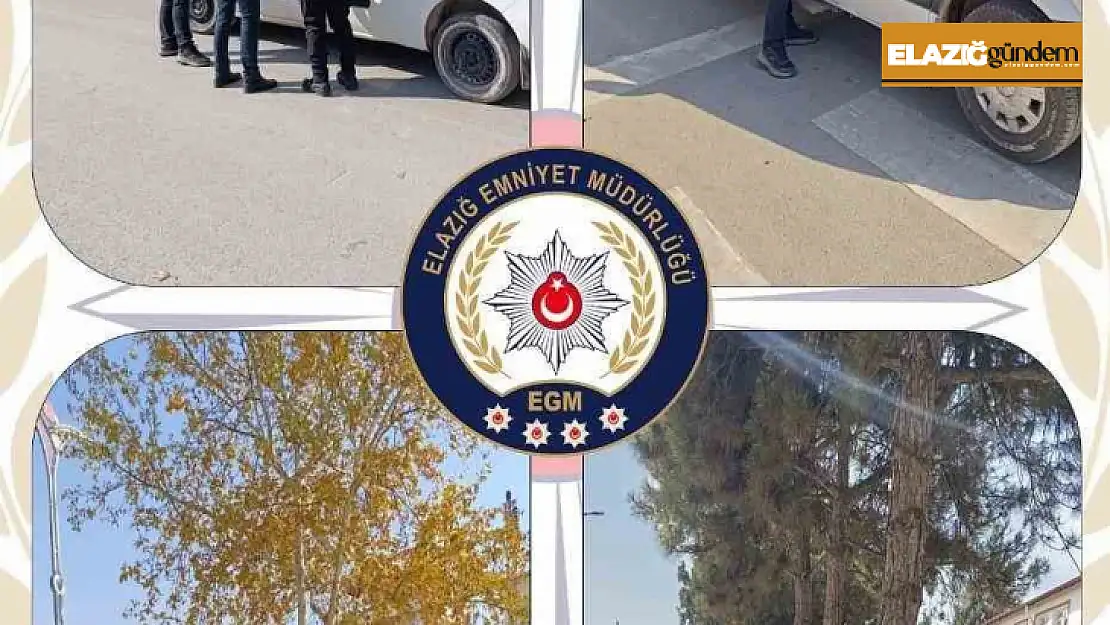 Elazığ'da okul önlerinde asayiş uygulaması sürüyor