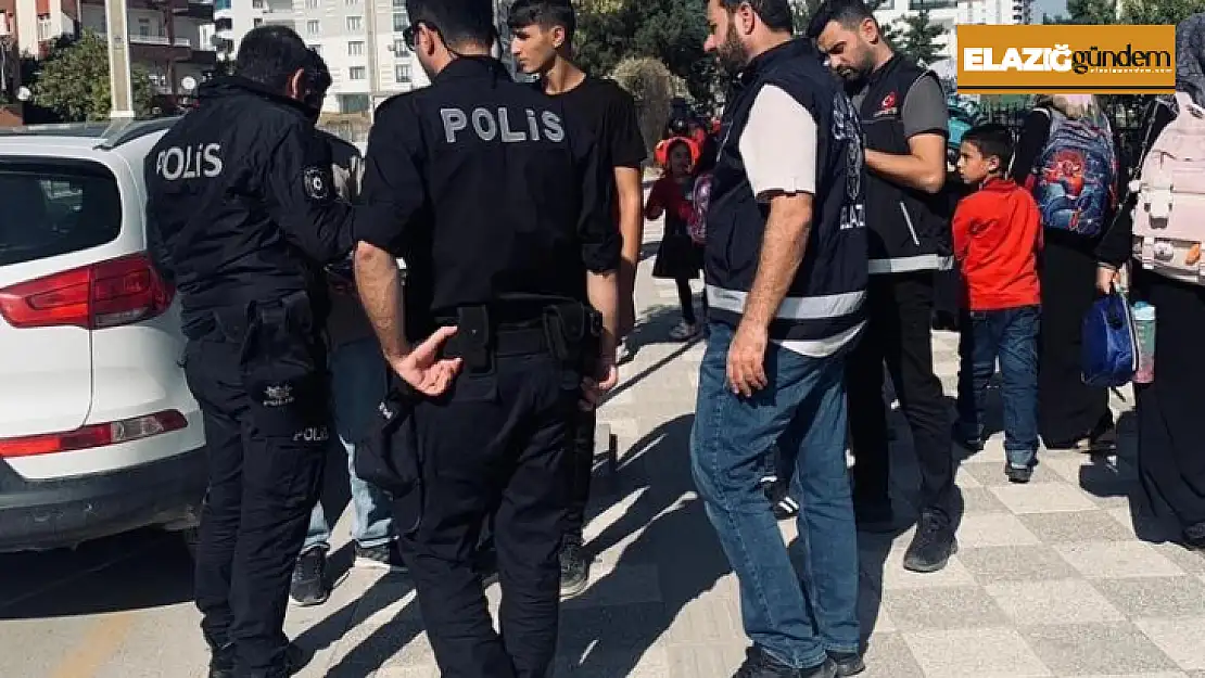 Elazığ'da okul önü denetimleri aralıksız sürüyor