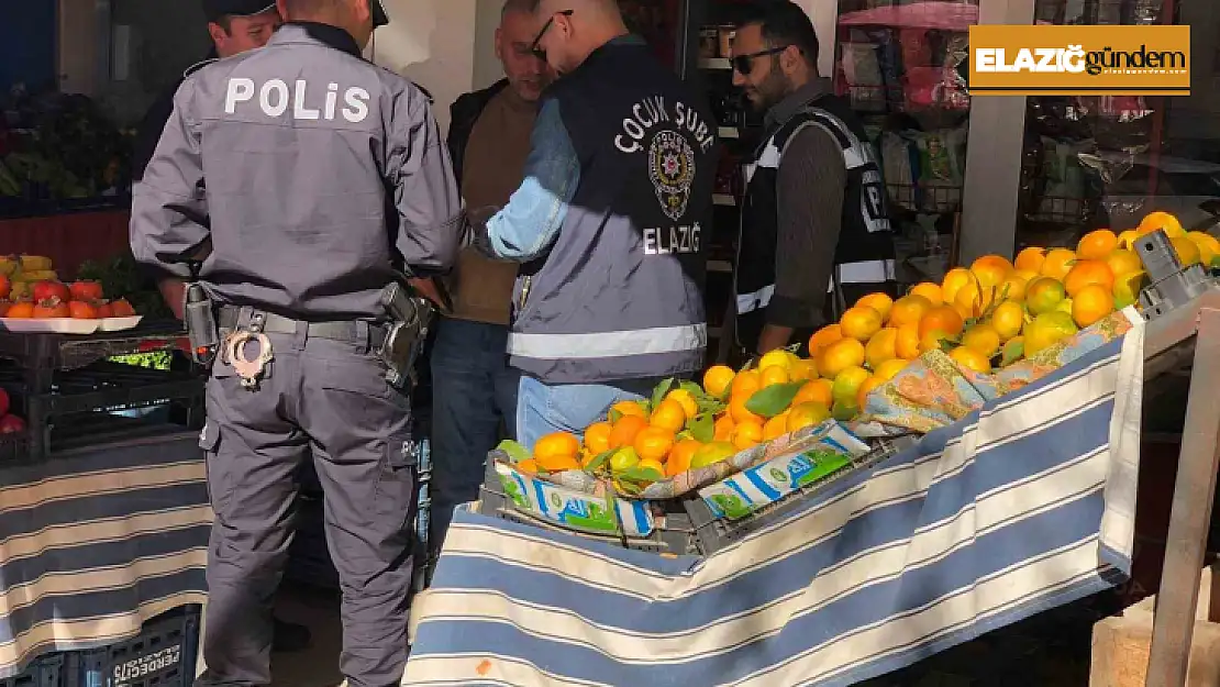 Elazığ'da okul önü denetimleri sürüyor