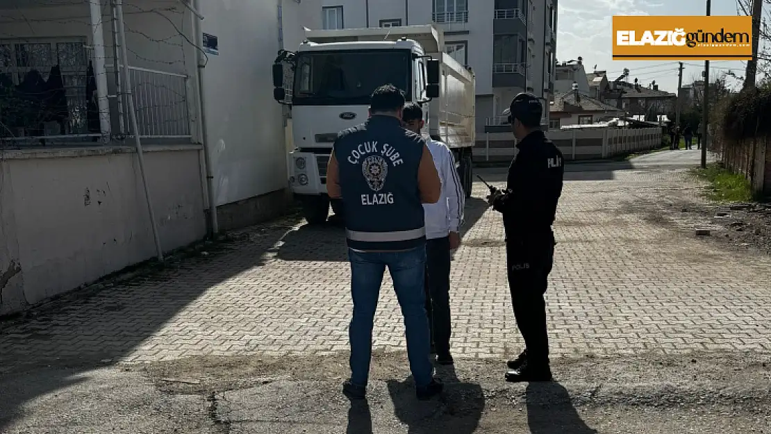 Elazığ'da okul önü denetimleri sürüyor