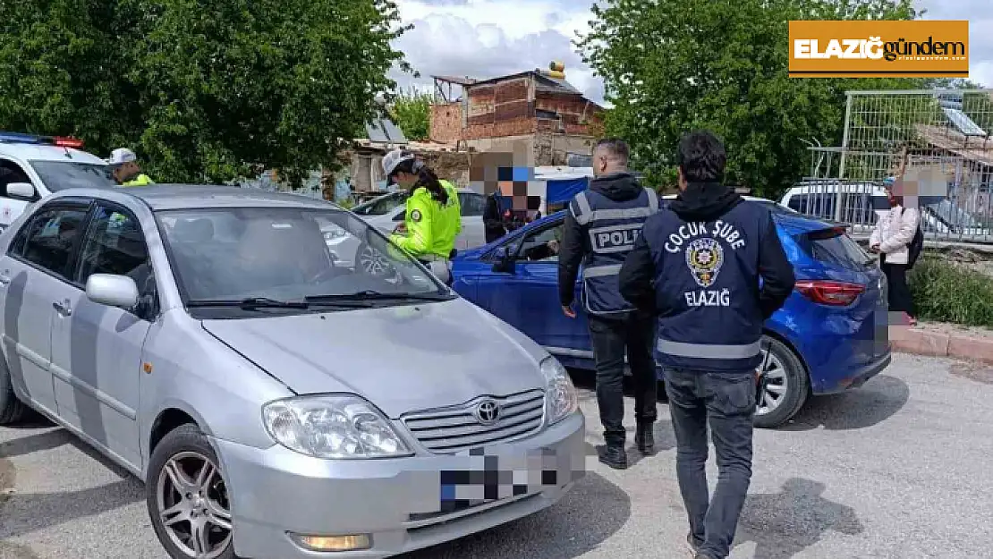 Elazığ'da okul önü denetimleri sürüyor