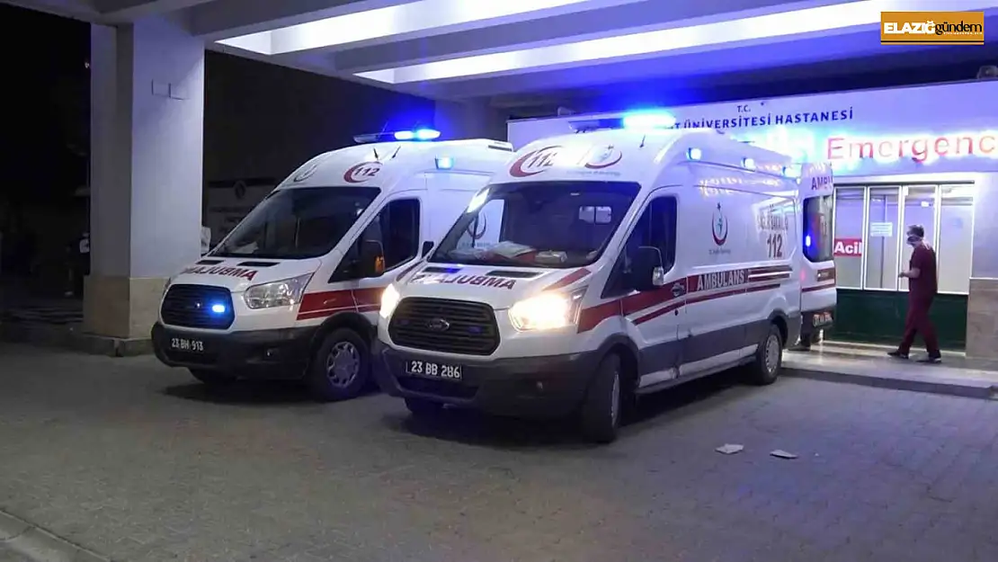 Elazığ'da otomobil uçurumdan yuvarlandı: 1 ölü, 2 yaralı