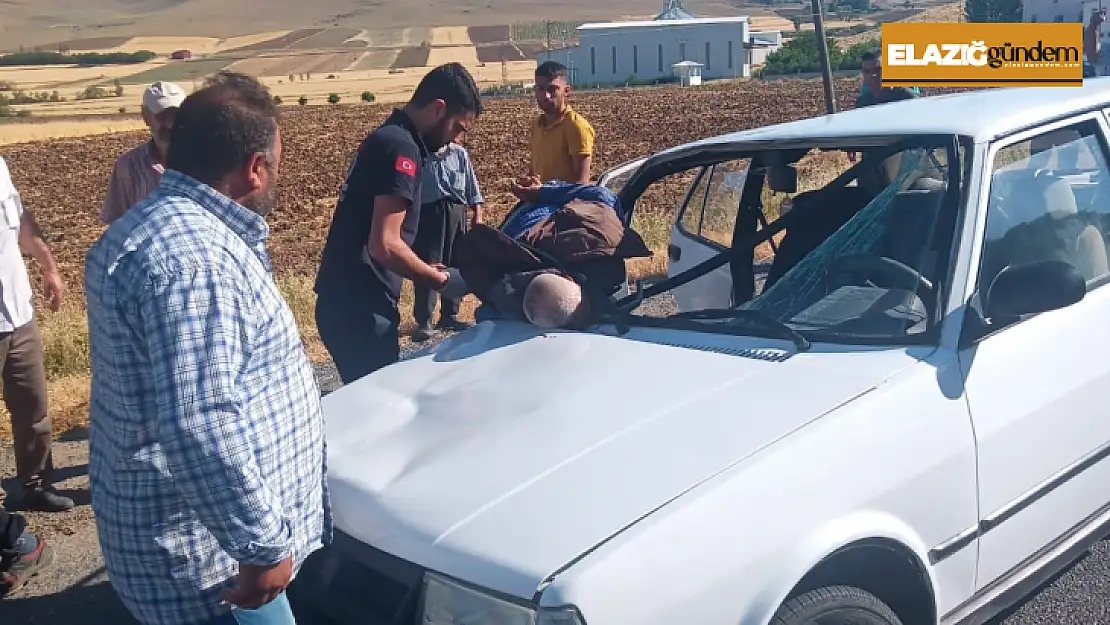 Elazığ'da otomobilin çarptığı yaya yaralandı