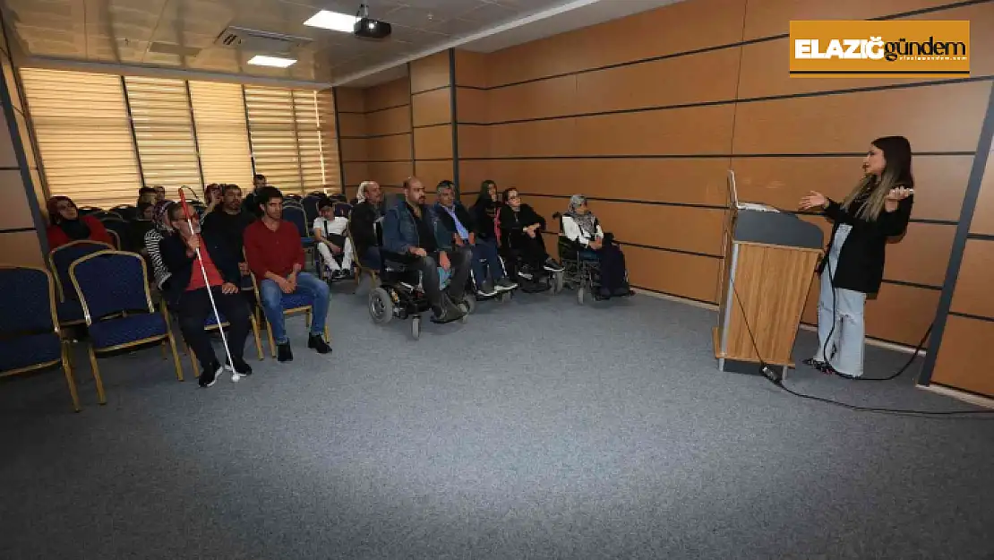 Elazığ'da özel bireylere seminer verildi