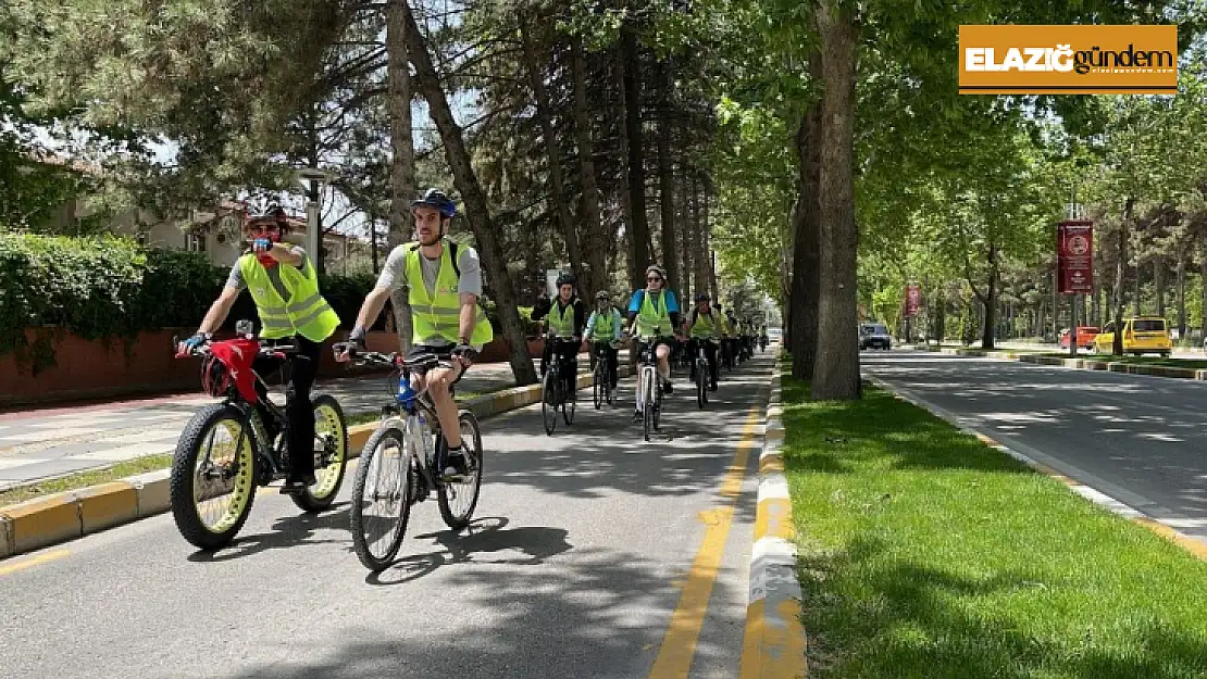 Elazığ'da pedallar bağımlılıktan uzak nesiller için çevrildi