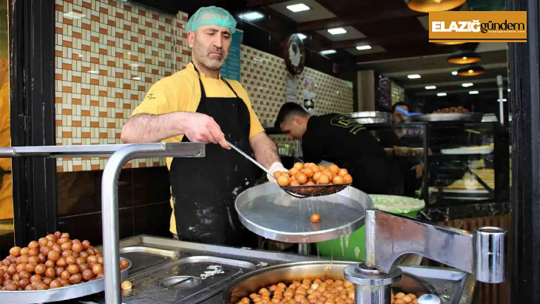 Ramazan ayında lokma tatlısına Elazığ'da büyük rağbet