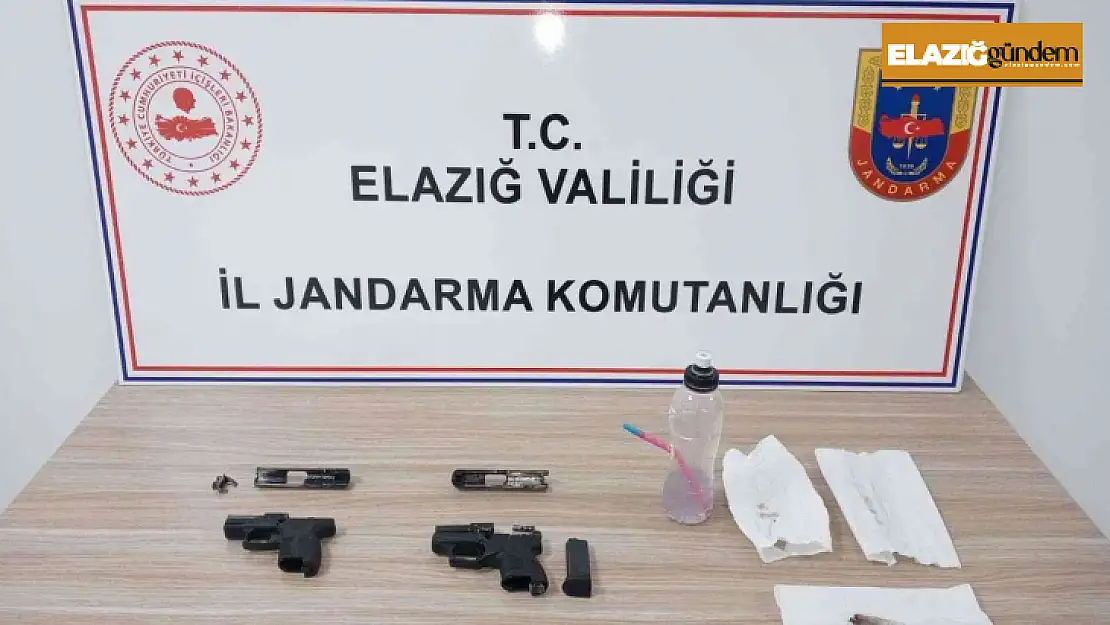 Elazığ'da ruhsatsız silah ele geçirildi