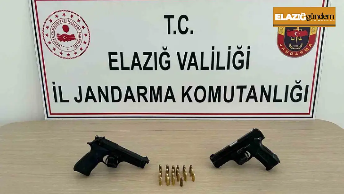 Elazığ'da ruhsatsız silah operasyonu