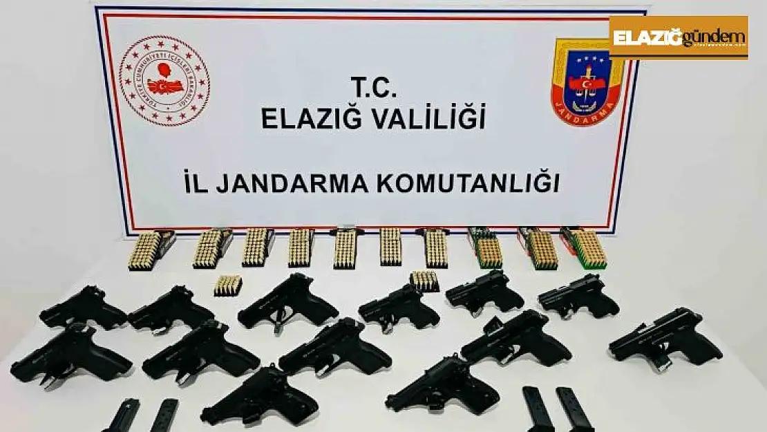 Elazığ'da ruhsatsız silah operasyonunda 1 şüpheli yakalandı