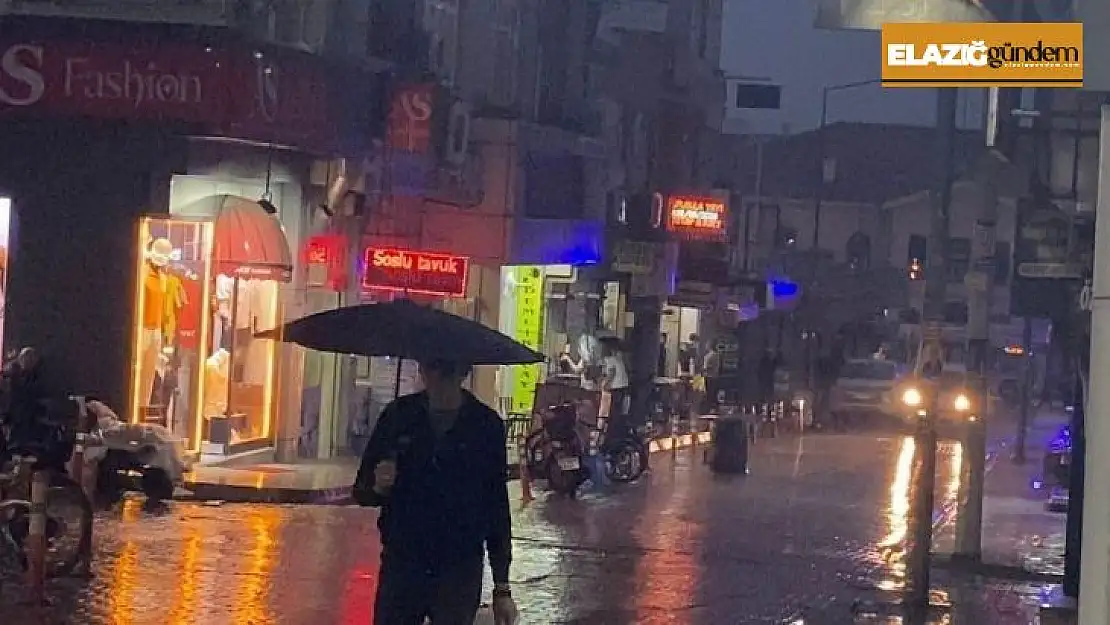 Elazığ'da sağanak etkili oldu