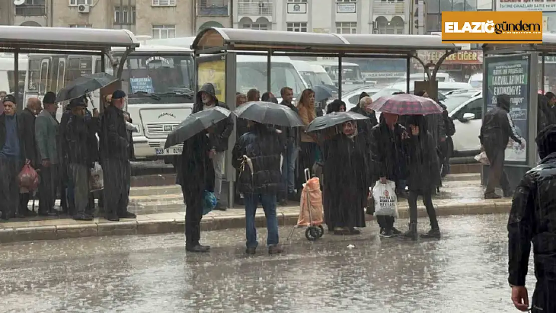 Elazığ'da sağanak yağış etkili oldu