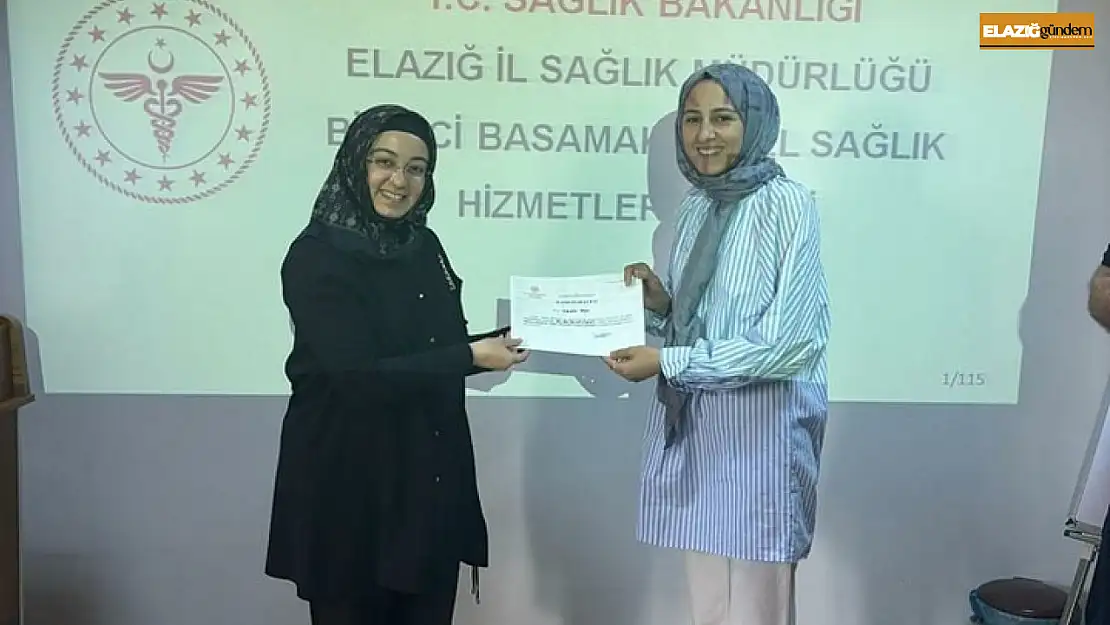 Elazığ'da sağlık çalışanlarına eğitim verildi