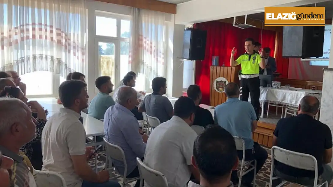 Elazığ'da servis sürücülerine eğitim