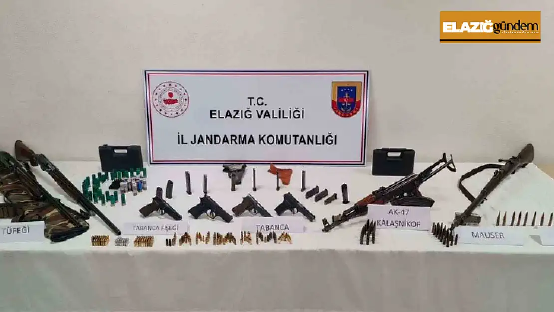 Elazığ'da silah kaçakçılığı operasyonu: 3 gözaltı