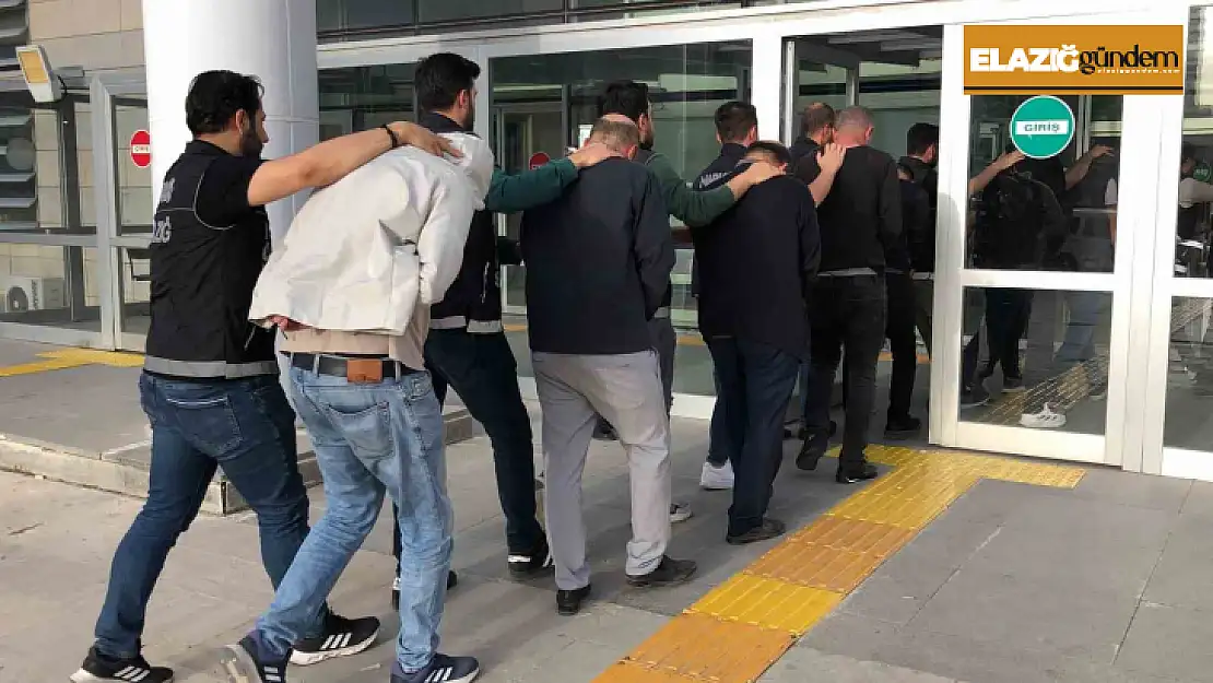 Elazığ'da sokak satıcılarına operasyon: 13 gözaltı