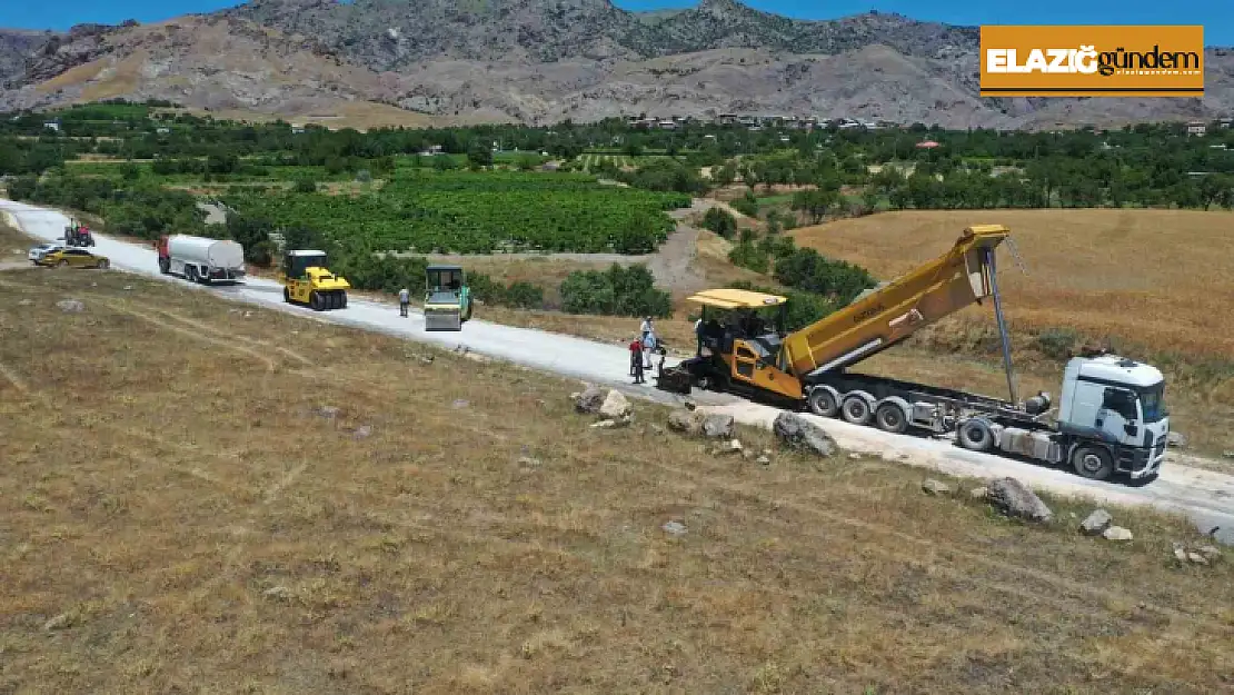 Elazığ'da SSB yol çalışmaları başladı