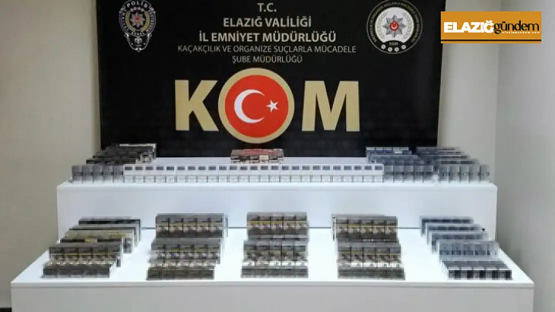 Elazığ'da stepneye zulalanmış 610 paket kaçak sigara ele geçirildi