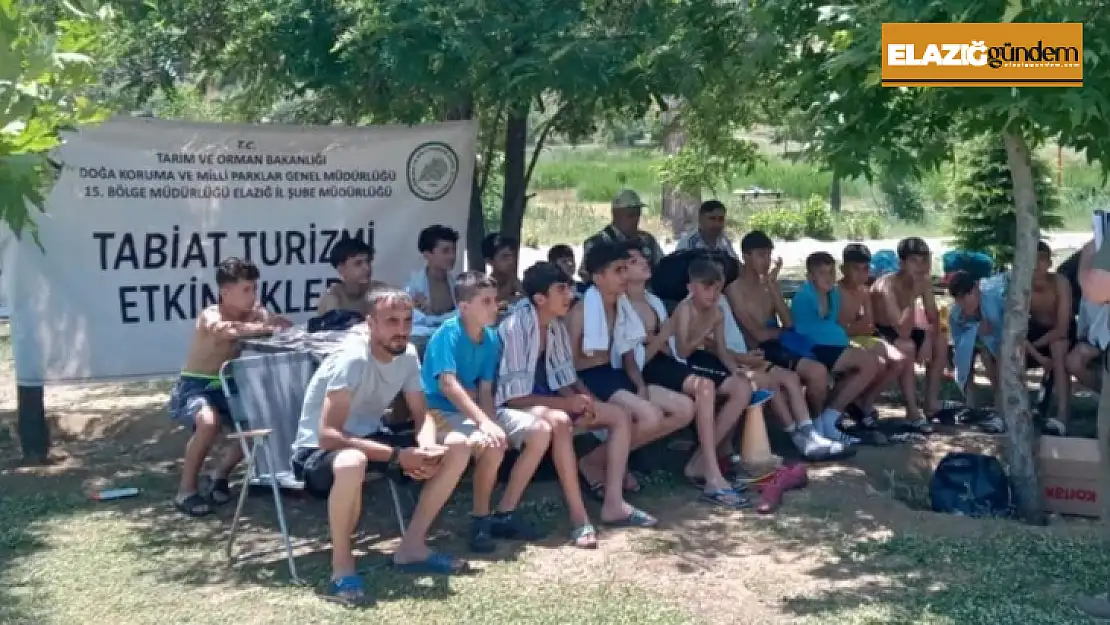 Elazığ'da tabiat parkı eğitimleri sürüyor