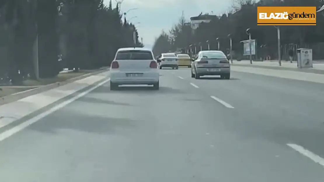 Elazığ'da trafiği tehlikeye atan sürücülere ceza