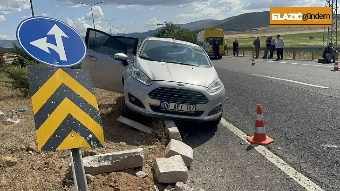 Elazığ'da trafik kazası: 1'i ağır 4 yaralı