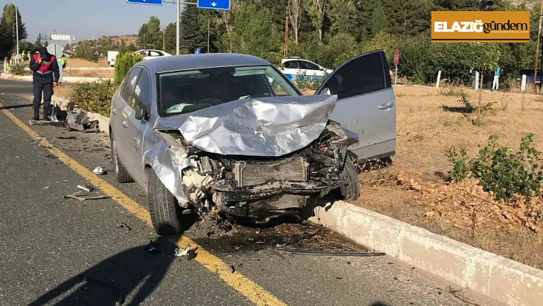 Elazığ'da trafik kazası: 1 ölü 4 yaralı