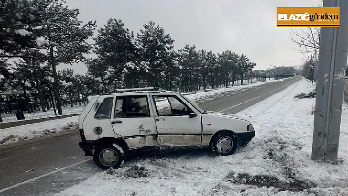 Elazığ'da trafik kazası: 1 yaralı