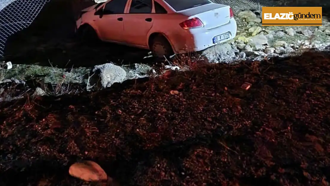 Elazığ'da trafik kazası: 1 yaralı