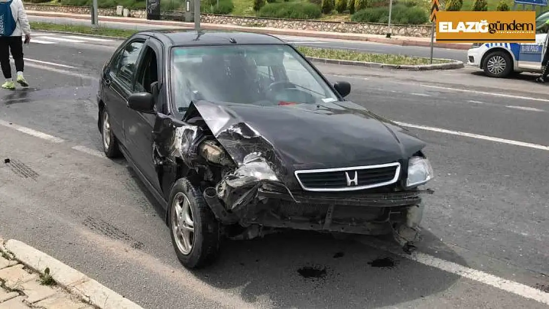 Elazığ'da trafik kazası: 1 yaralı