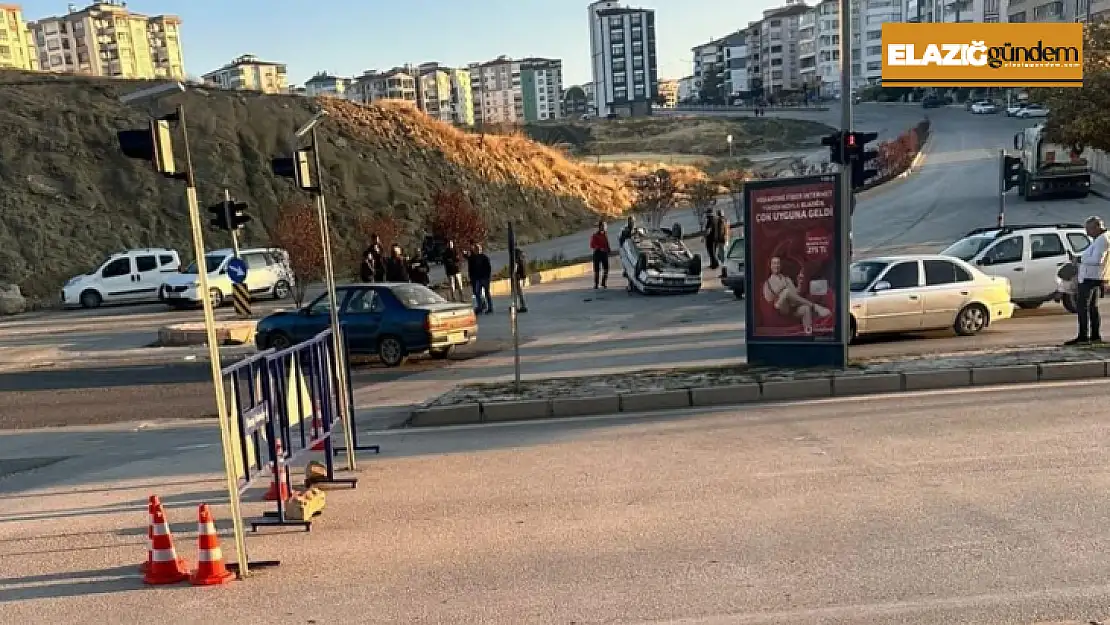 Elazığ'da trafik kazası: 1 yaralı