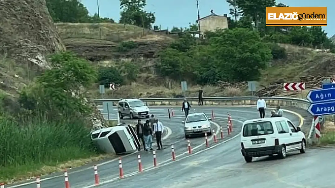 Elazığ'da trafik kazası: 1 yaralı