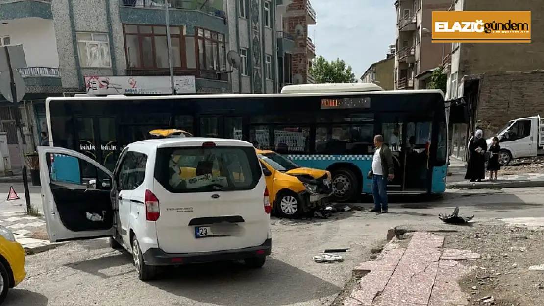 Elazığ'da trafik kazası: 1 yaralı