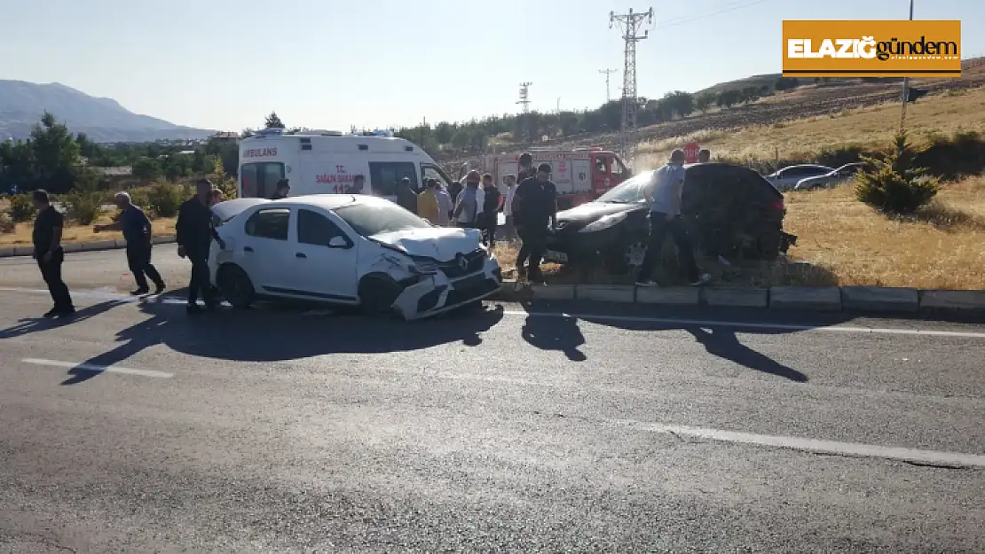 Elazığ'da trafik kazası: 1 yaralı