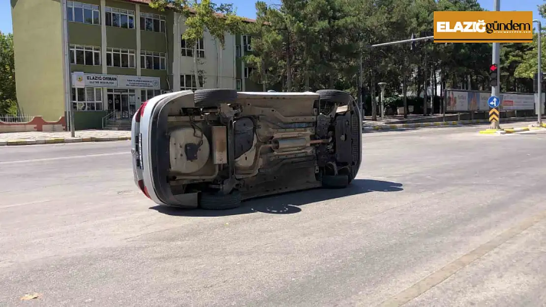 Elazığ'da trafik kazası: 1 yaralı