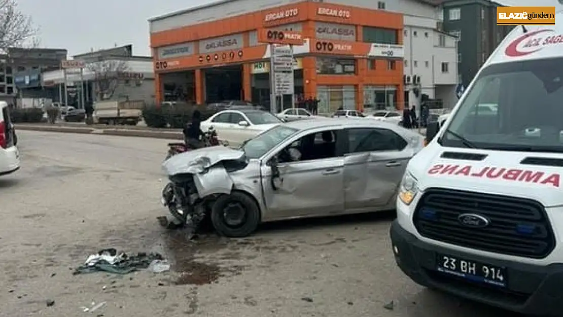 Elazığ'da trafik kazası: 1 yaralı