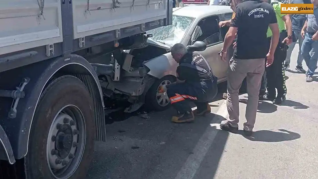 Elazığ'da trafik kazası: 1 yaralı