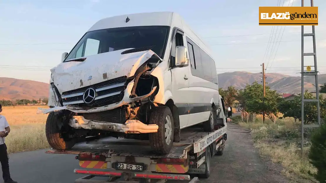 Elazığ'da trafik kazası: 10 yaralı