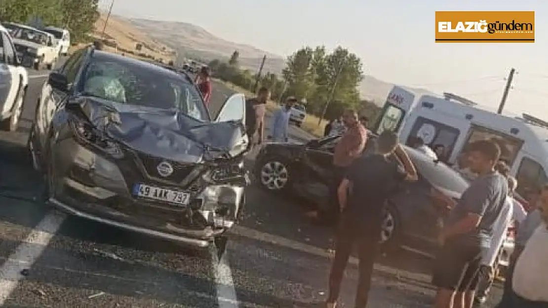 Elazığ'da trafik kazası: 2'si ağır 8 yaralı