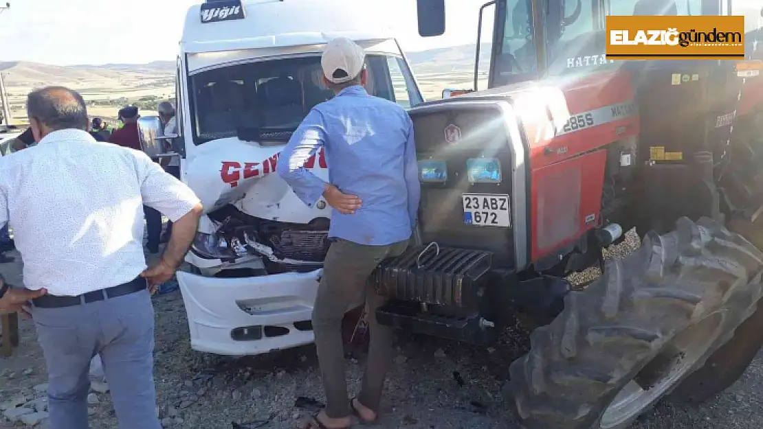 Elazığ'da trafik kazası: 2 yaralı